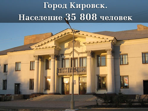 Население Луганской области Кировск