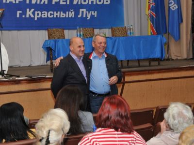 Партия регионов работает много упорно и с положительным результатом Виктор Турманов