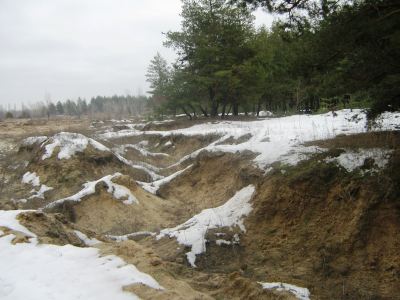 Неизвестные вдоль и поперек перерыли Старобельск фото