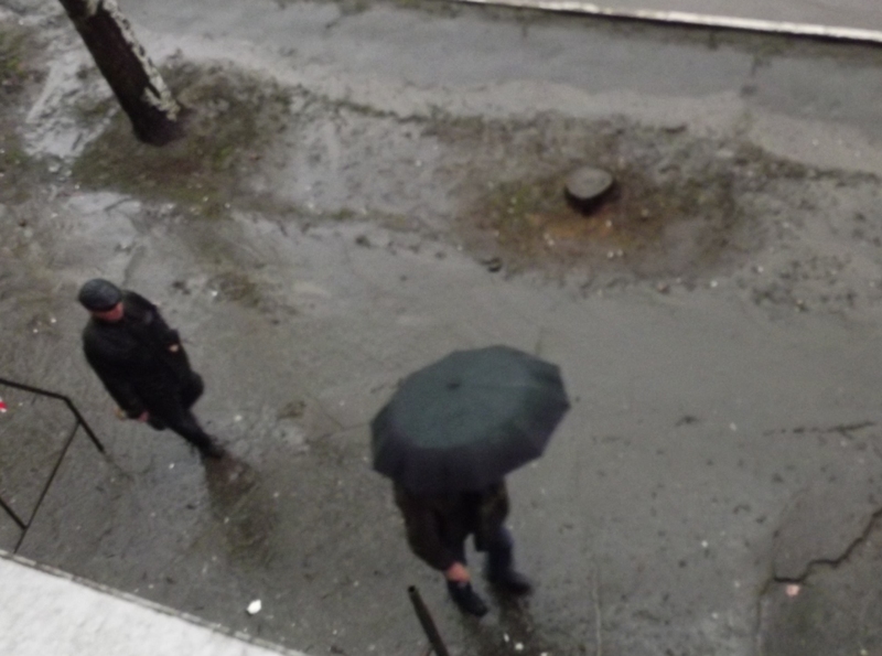 Первая весенняя гроза в Луганске фото