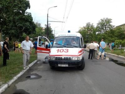 В Северодонецке сгорел автобус