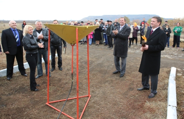Благодаря Владимиру Медянику на Краснодонщине газифицировали село Дружное