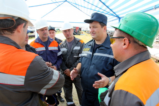 На Лисичанском НПЗ провели тактикоспециальные учения