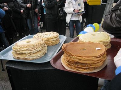 На Луганщине на Масленицу установлен национальный рекорд Украины фото видео