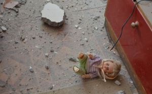 В Луганске снаряд попал в здание детского сада №134 (фото)