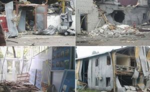 Последствия обстрела: Луганский авиаремонтный завод (фото)