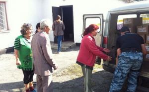 Гуманитарную помощь получили в Первомайском районе (фото)