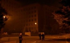 Ночью в Харькове  тушили пожар в университете Каразина