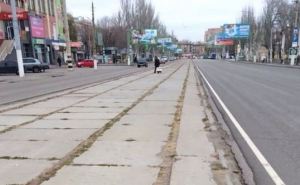 В Луганске демонтировали трамвайные колеи (фотофакт)