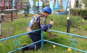 Спасатели обнаружили 23 боеприпаса на кладбищах Донецкой области