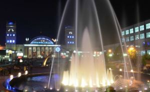 В Харькове начался новый сезон светомузыкального фонтанного комплекса