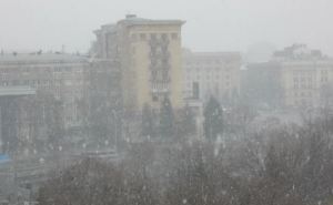 В Харькове снегопад