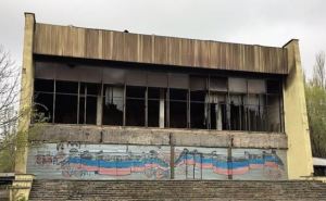 В Донецке сгорел кинотеатр «Донецк»