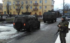Полиция и Нацгвардия провели рейд по Станично-Луганскому району вдоль линии разграничения