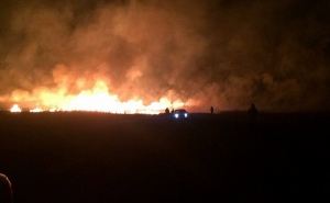 Масштабные пожары продолжаются в Луганской области. Количество возгораний растет