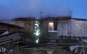 В Станице Луганской был пожар