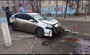 В Северодонецке автомобиль полиции спровоцировал серьезное ДТП. ФОТО