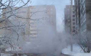 В центре Донецка крупный порыв на сетях теплоснабжения