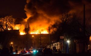 В Донецке рассказали подробности пожара на мясокомбинате. Выгорело 3 тысячи квадратных метров. ФОТО