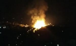 В Луганске ночью в районе парка Первого мая взорвался газопровод. ВИДЕО