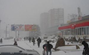 Сегодня в Луганске усиление ветра, мокрый снег, туман и гололедица