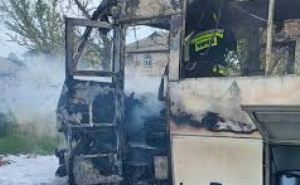 Сегодня в Молдове сгорел автобус перевозивший пассажиров из Украины в Кишинев