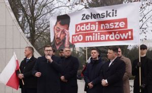 19&nbsp;декабря во время визита президента Украины в Варшаву, ультраправые польские политики вышли на протест