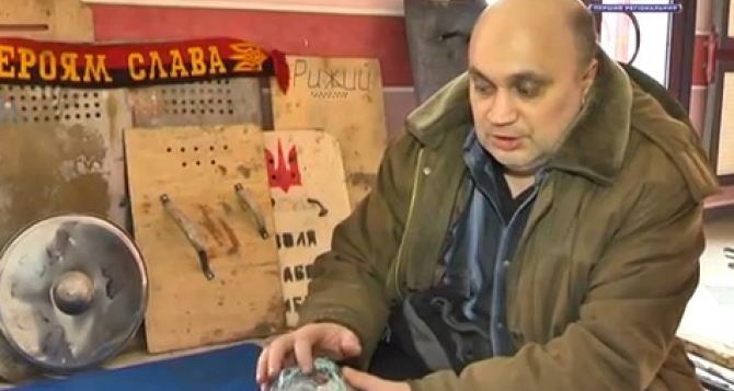 Луганчане показали оружие активистов Майдана (видео)
