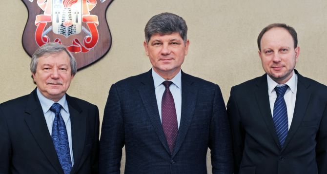 Мэр Луганска встретился с представителями проекта «Местное экономическое развитие городов»