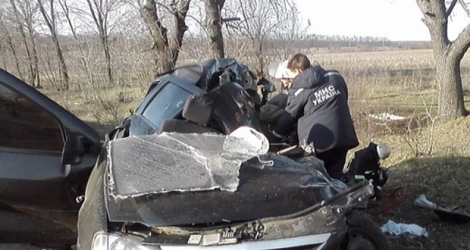 В страшном ДТП на Луганщине погибли 5 человек (фото)