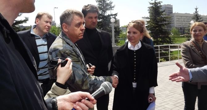 Тимошенко передала захватчикам луганского СБУ «протокол взаимопонимания»