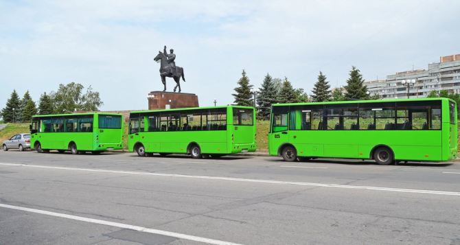 Луганские автобусы оборудовали системой GPS-навигации