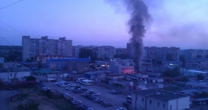 В Луганске горели «Афины» (фото)