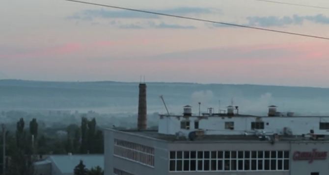 В Луганске были слышны мощные артиллерийские залпы со стороны Вергунки. — Очевидцы (видео)