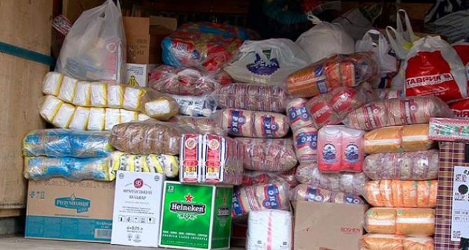 Жители Лисичанска получили гуманитарную помощь из Черкасской области