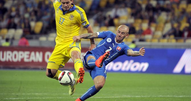 Сборная Украины проиграла свой первый матч отбора на Евро-2016