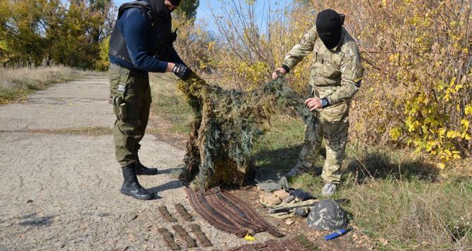 У жителя Лисичанска нашли арсенал боеприпасов (фото)