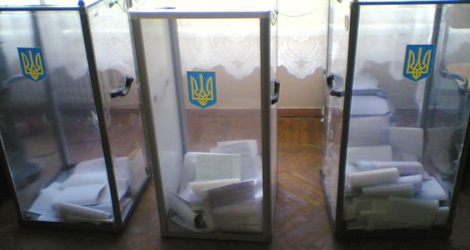 Выборы в Луганской области: обработано 14% протоколов (список лидеров)