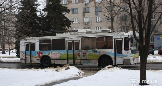 В Луганске для трамваев и троллейбусов не хватило электроэнергии