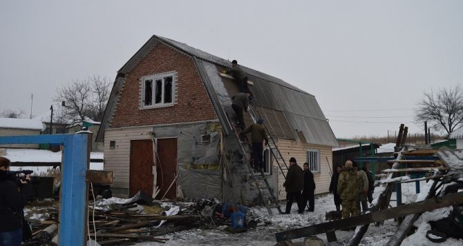 В Луганской области за сутки дважды обстреляли город Золотое