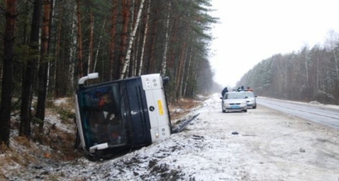 В Белгородской области разбился микроавтобус с луганчанами