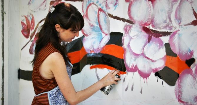 В Луганске прошел фестиваль граффити (фото)