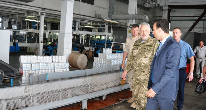 Донецкий губернатор проверил работу предприятия «Артемсоль»