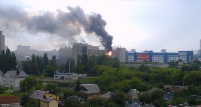 В Харькове всю ночь горел институт радиоизмерений