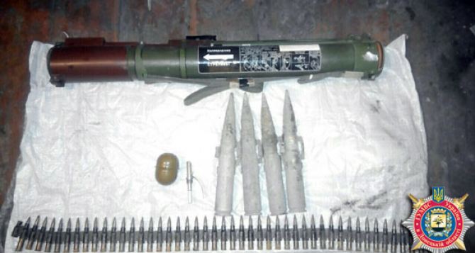 Милиция изъяла у жителя Авдеевки противотанковый гранатомет и боеприпасы