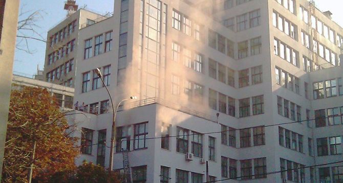 В центре Харькова пожар