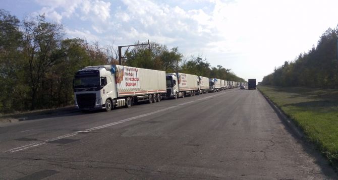 В Луганск прибыл 40-й гуманитарный конвой из России (фото)