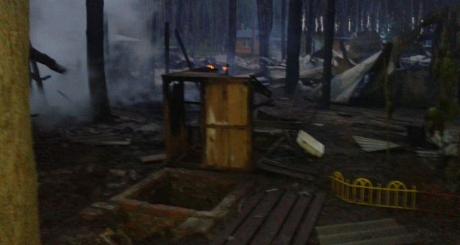 Пожар в лесхозе под Харьковом тушили несколько часов