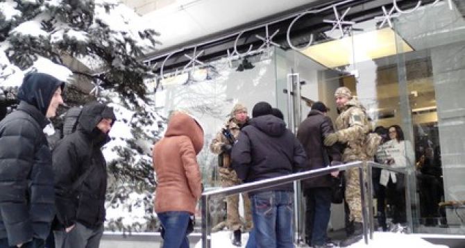 В Харькове митингуют сотрудники бутиков