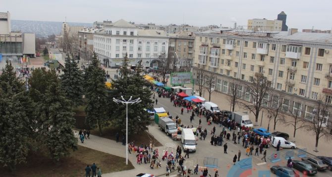 Празднование Масленицы в Луганске прошло спокойно